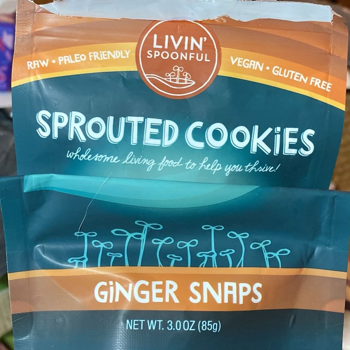 photo of Livin' Spoonful Sprouted Cookies Ginger Snaps shared by @ivyridgevegan on  11 Dec 2023 - review