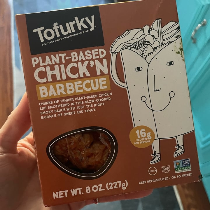 photo of Tofurky Plant-based Chick'n Barbeque shared by @clarendiee on  05 Jan 2024 - review