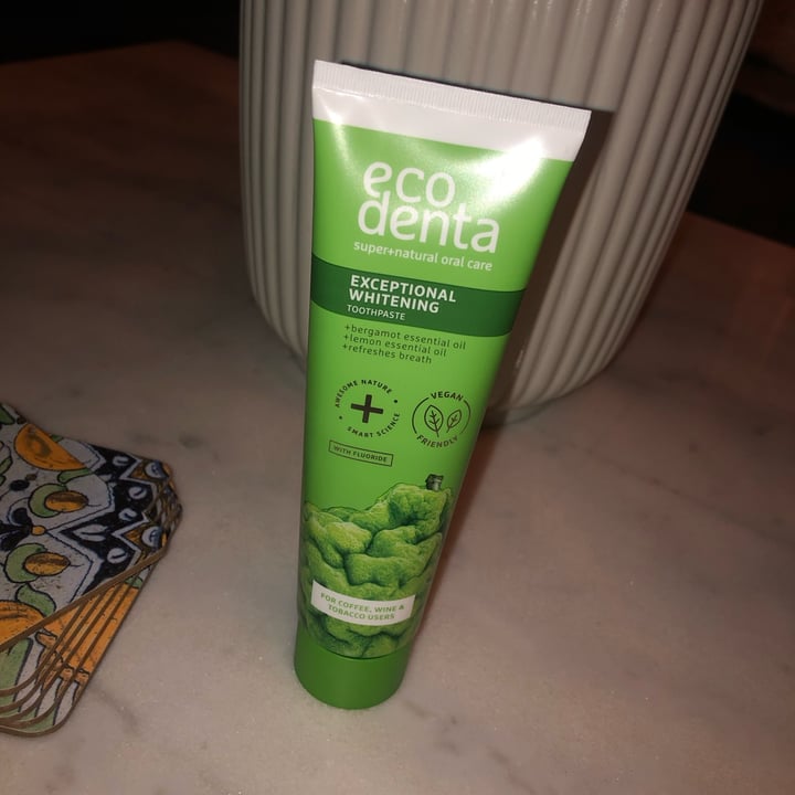 photo of ecodenta exceptional whitening tootpaste shared by @figarofigaro on  19 Dec 2023 - review