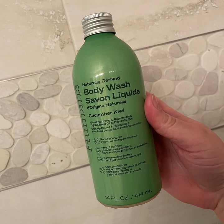photo of Hey Humans Body Wash Cucumber Kiwi shared by @veganvanwoman on  03 Apr 2024 - review