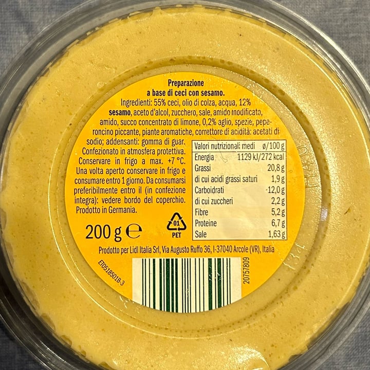 photo of My Best Veggie Hummus classico shared by @akob98 on  14 Sep 2023 - review
