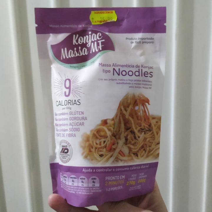 photo of Konjac Massa Alimentícia de Konjac tipo Noodles shared by @cassiot on  03 May 2024 - review