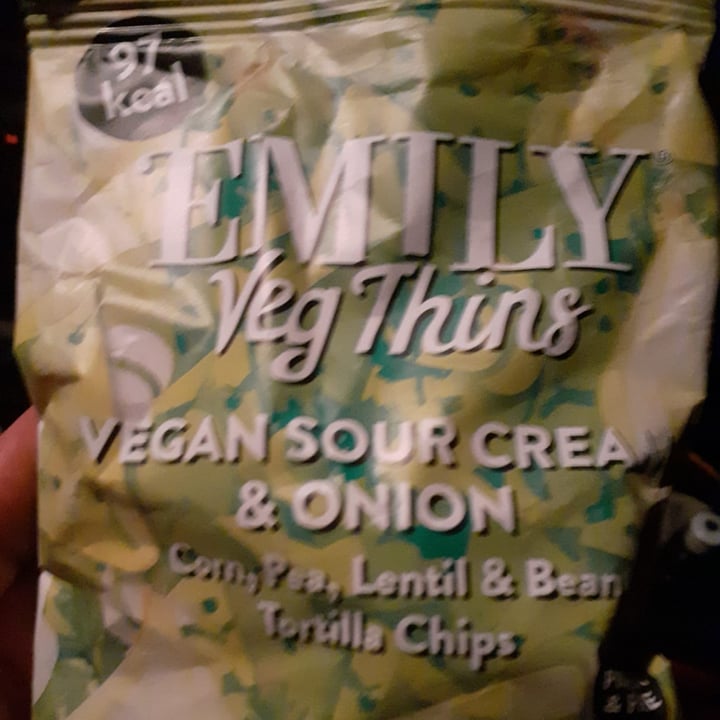 photo of Emily Veg Thins Vegan Sour Cream And Onion shared by @arip30 on  03 Sep 2023 - review