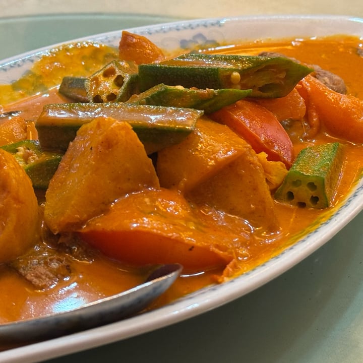 photo of Qi Fu Healthy Park Vegetarian Bukit Indah assam fish curry shared by @biapol on  20 Jul 2025 - review