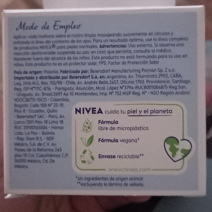 photo of Nivea nivea shared by @florpa on  09 Sep 2023 - review