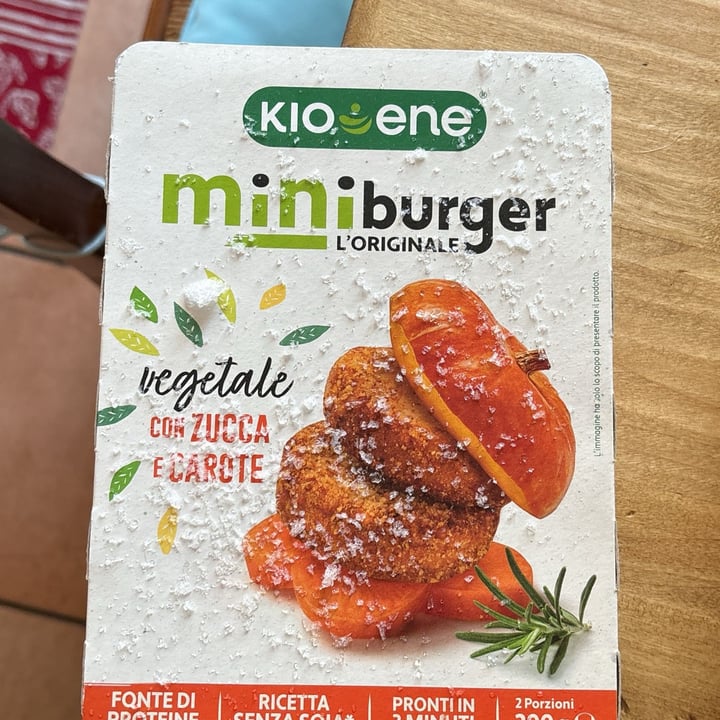 photo of Kioene Mini Burger Zucca E Carote shared by @animalslover96 on  27 Mar 2024 - review