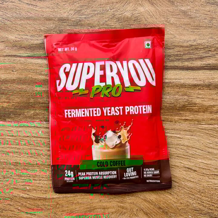 photo of Superyou Pro Fermented Yeast Protein (Cold Coffee) shared by @veganniran on  02 Oct 2025 - review