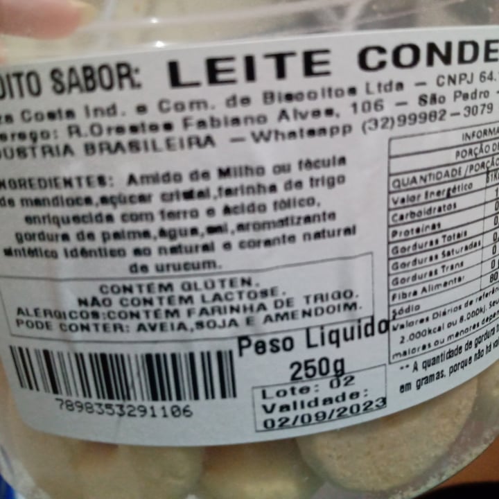 photo of Vovó Flória Biscoito Sabor Leite Condensado shared by @taciana on  06 Sep 2023 - review