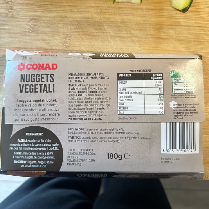 photo of Conad Nuggets Vegetali shared by @marisolmarch on  19 Jun 2025 - review