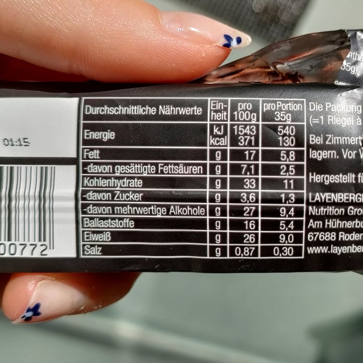 photo of layenberger Vegan Bar Peanut Taste shared by @amelievegan on  29 Apr 2024 - review