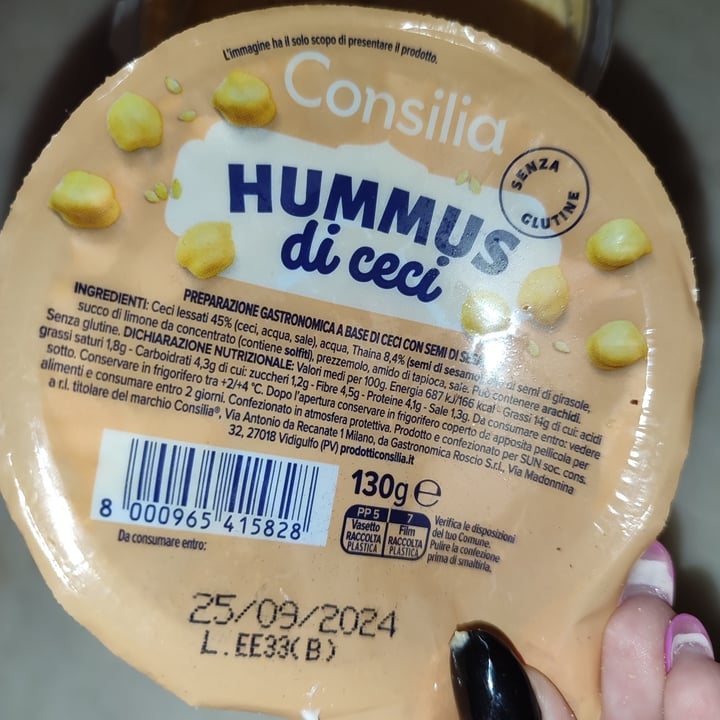 photo of Consilia Hummus di ceci shared by @marty3110 on  13 Oct 2024 - review