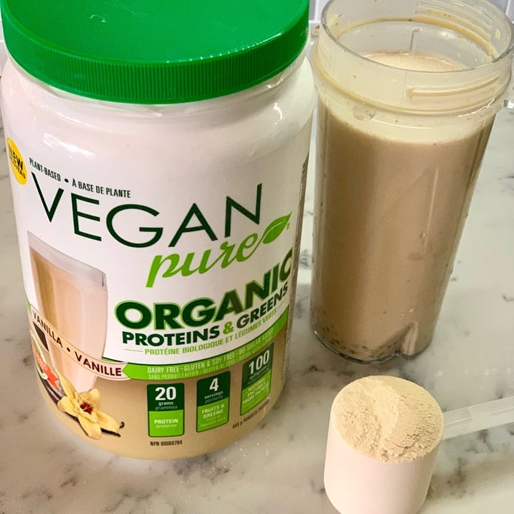 photo of Vegan Pure Organic Proteins & Greens shared by @veganvanman on  05 May 2024 - review