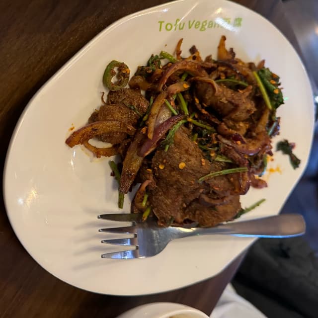 Photo of the dish “Stir-fried 'Lamm' with cumin and chilli”