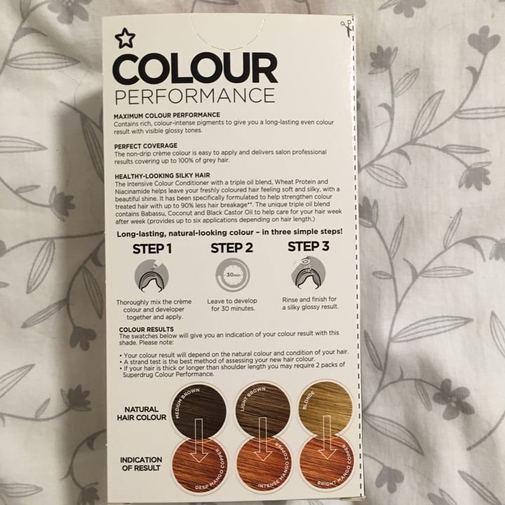 photo of Superdrug Store plc Permanent colour shared by @salsedine on  29 Mar 2024 - review