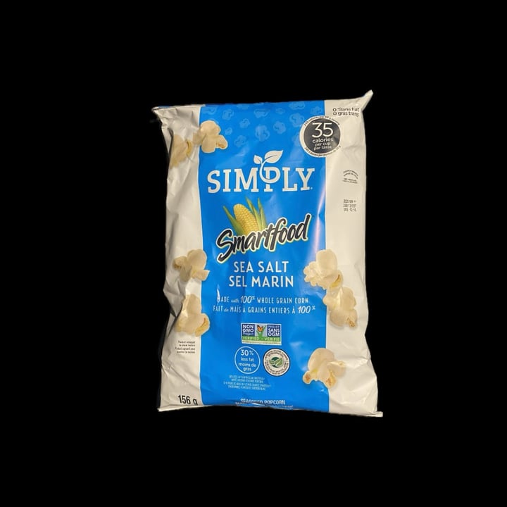 photo of Smartfood Simply - Sea Salt Popcorn shared by @th-vegan on  18 Dec 2024 - review