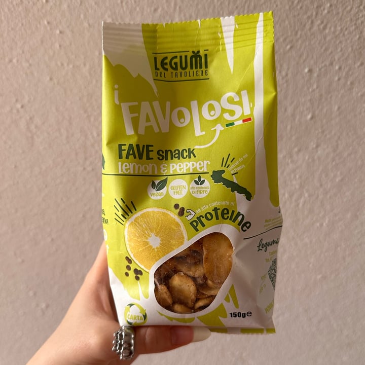 photo of Legumi del tavoliere Fave Snack Lemon & Pepper shared by @soniamartini on  28 Aug 2025 - review