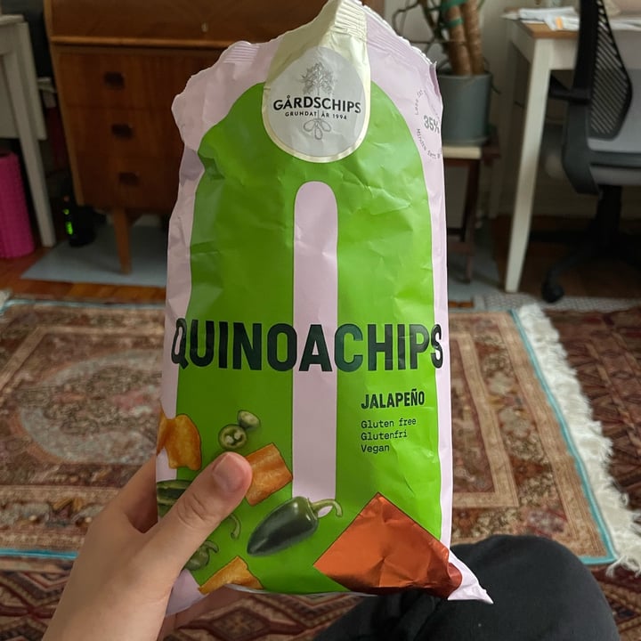 photo of Gårdschips Quinoachips Jalapeño shared by @bixie-quixie on  12 May 2024 - review