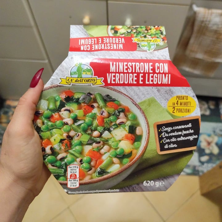 photo of CA' dell'ORTO Minestrone Ai Cereali E Legumi shared by @carliperli on  30 Sep 2025 - review