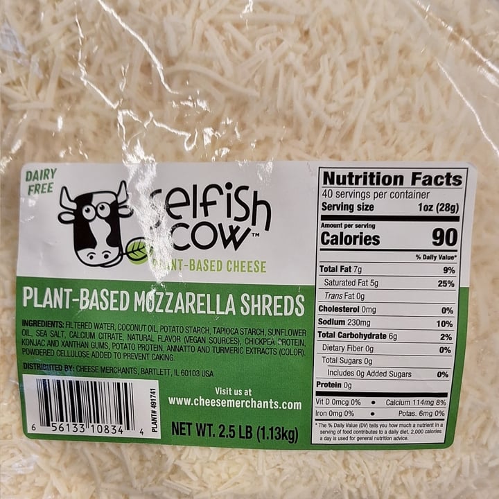 photo of Selfish cow Selfish Cow shared by @veganfred on  12 Dec 2023 - review