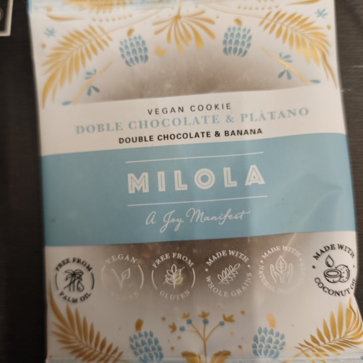 photo of MILOLA cookie de doble chocolate Y platano shared by @harubaba on  15 Nov 2024 - review