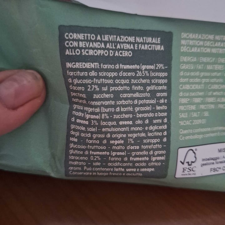 photo of Misura 6 cornetti sciroppo d’acero e cereali shared by @patrix1201 on  03 Jun 2025 - review