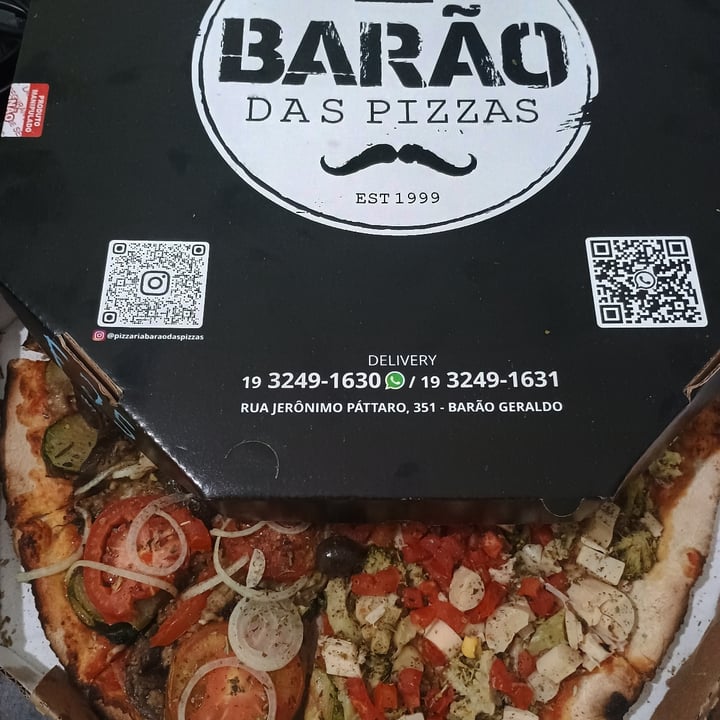 photo of BARÃO DAS PIZZAS Pizza Vegana shared by @fabianalascala on  14 Feb 2025 - review