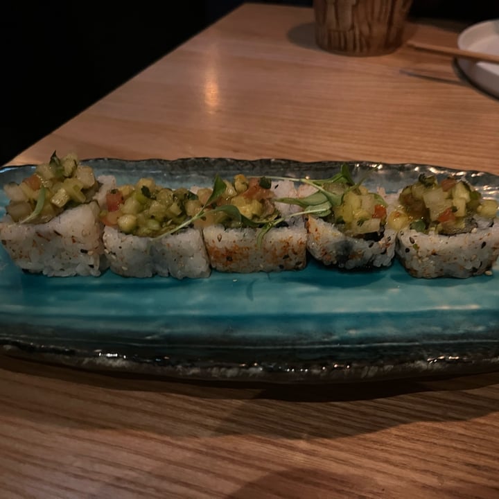 photo of Los Mochis Restaurant Spicy Vegetable Tempura Maki shared by @eilidhm on  17 Apr 2024 - review