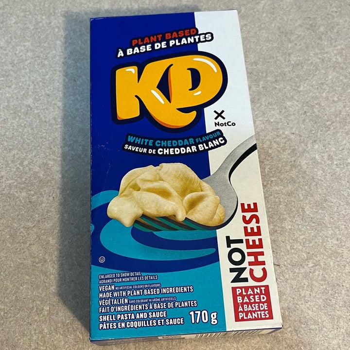 photo of Kraft vegan mac & cheese white cheddar shared by @ecoveg on  13 Apr 2024 - review