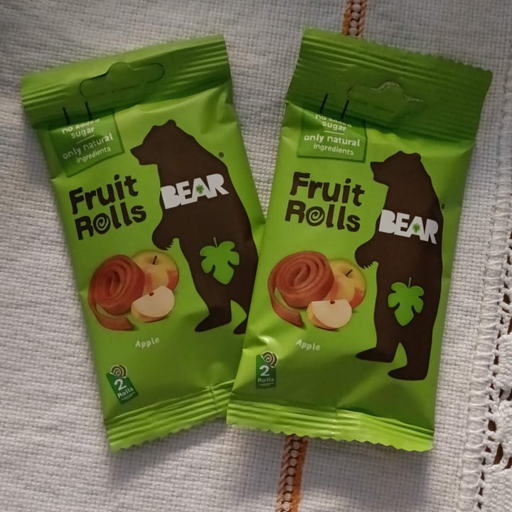 photo of Bear Apple Fruit Rolls shared by @felinavegana on  18 Jul 2025 - review