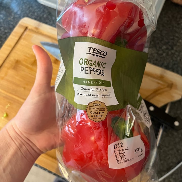 photo of Tesco Organic Peppers shared by @ameriamber on  18 Apr 2024 - review