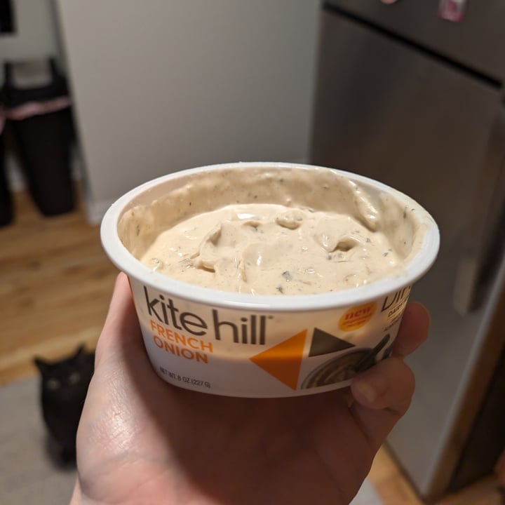 photo of Kite Hill Dairy-Free French Onion Dip shared by @kttheveganvixen on  17 Jun 2024 - review
