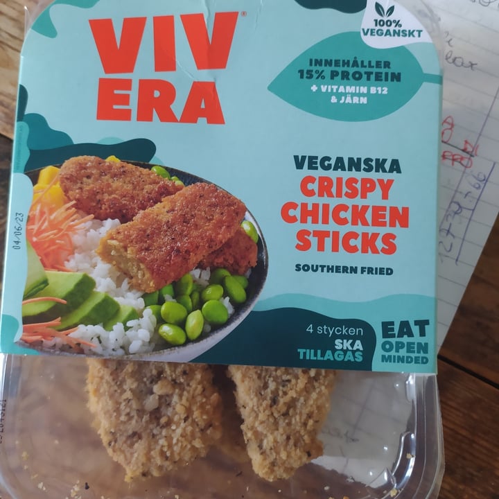 photo of Vivera Crispy Chicken Sticks shared by @sisvegan on  08 Dec 2023 - review