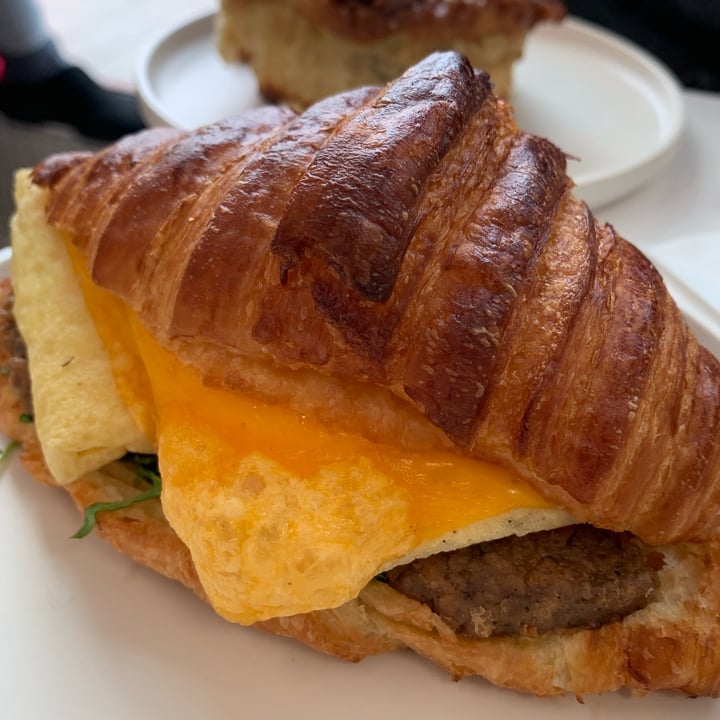 photo of To Live For Bakery & Cafe Breakfast Croissant shared by @vegoutvictoria on  31 Dec 2023 - review