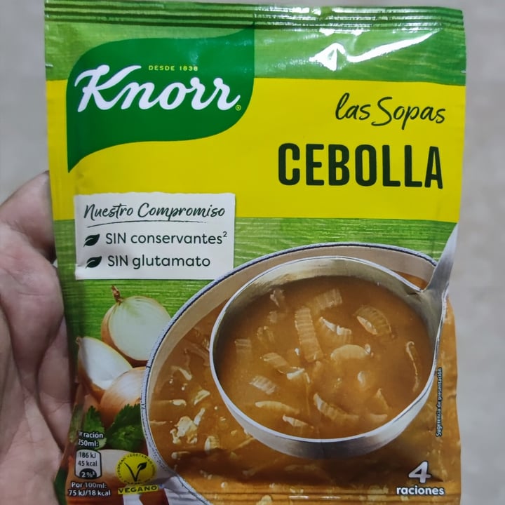 photo of Knorr Sopa de cebolla shared by @kinggorilla on  15 Nov 2024 - review