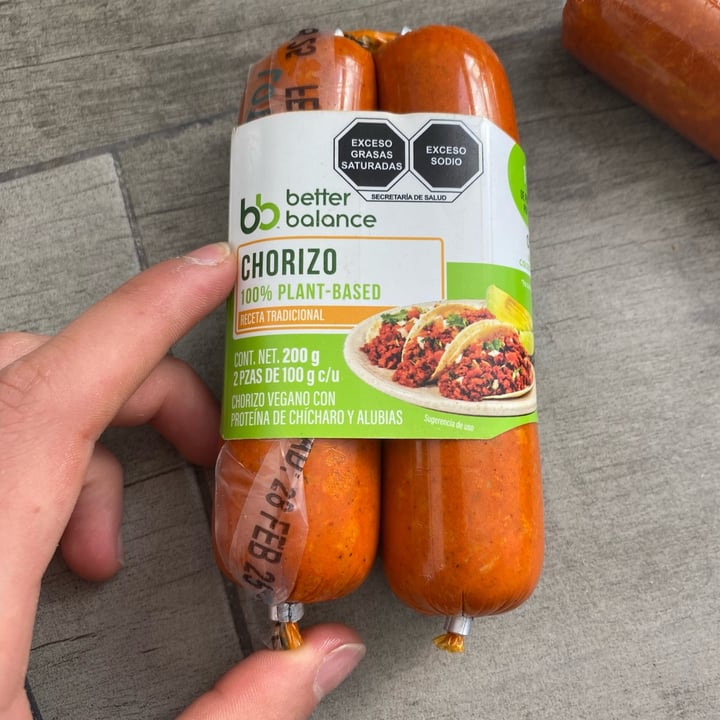 photo of better balance Chorizo Vegano shared by @eroticelectronic on  24 Jan 2025 - review