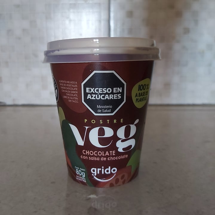 photo of Grido postre veg chocolate con salsa de chocolate shared by @-ness on  22 Sep 2023 - review