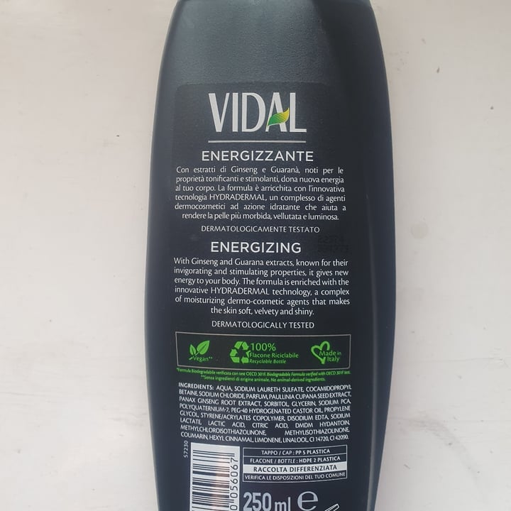 photo of Vidal Doccia shampoo ginseng e guaranà shared by @lucallll on  13 Dec 2023 - review