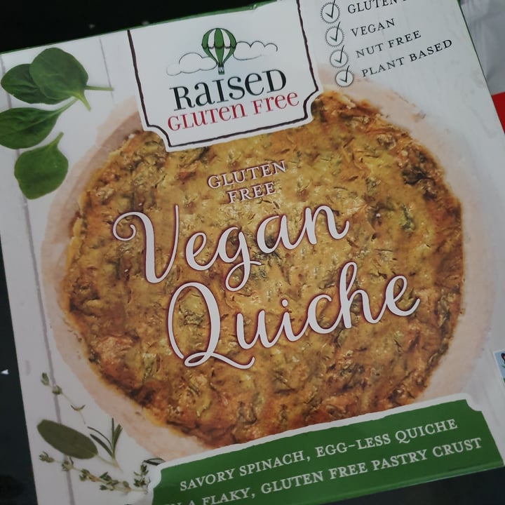 Raised gluten free Vegan Quiche Review abillion