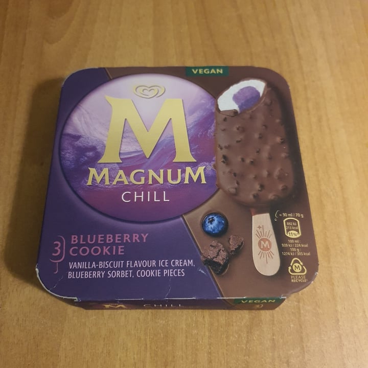 photo of Magnum Blueberry Cokie shared by @chiaraar on  17 Aug 2024 - review