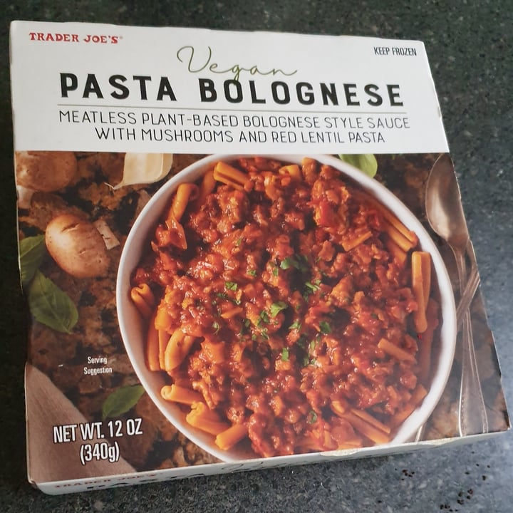 Trader Joe's Vegan Pasta Bolognese Review abillion
