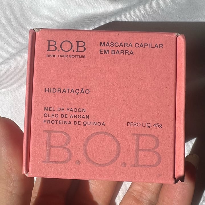 photo of B.O.B Máscara Hidratação Capilar De Barra shared by @deboramora on  30 Apr 2024 - review