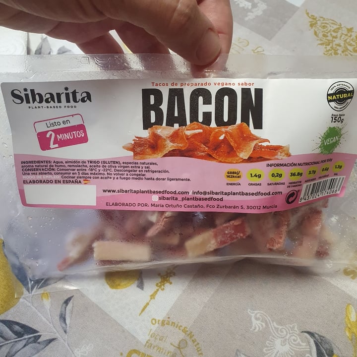 photo of Sibarita plant-based food Tacos Bacon shared by @davidganja on  14 Sep 2023 - review