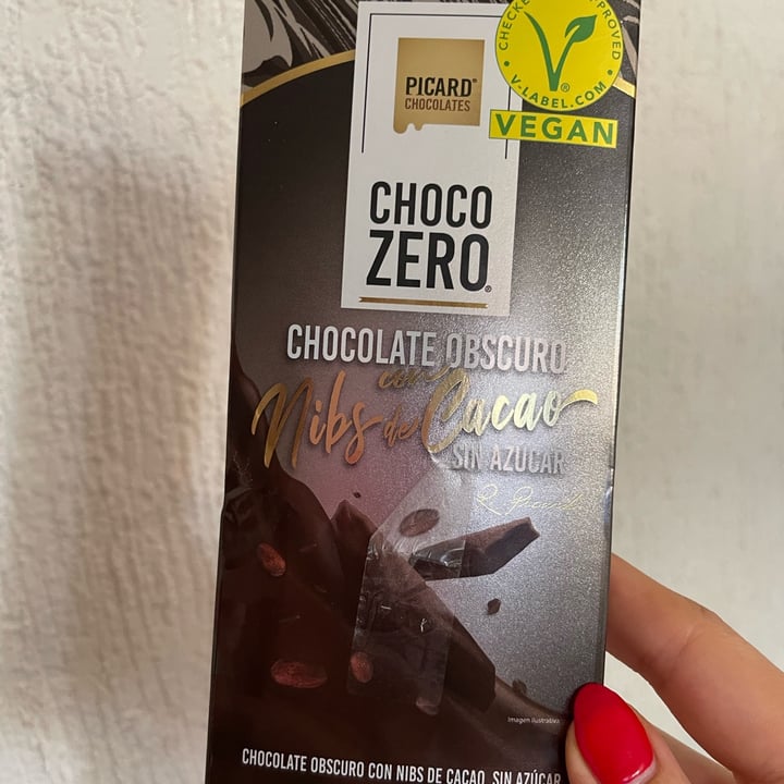 photo of Picard chocolates Chocolate Obscuro Con Nibs De Cacao Sin Azucar shared by @its-dafne-vitch on  05 May 2024 - review