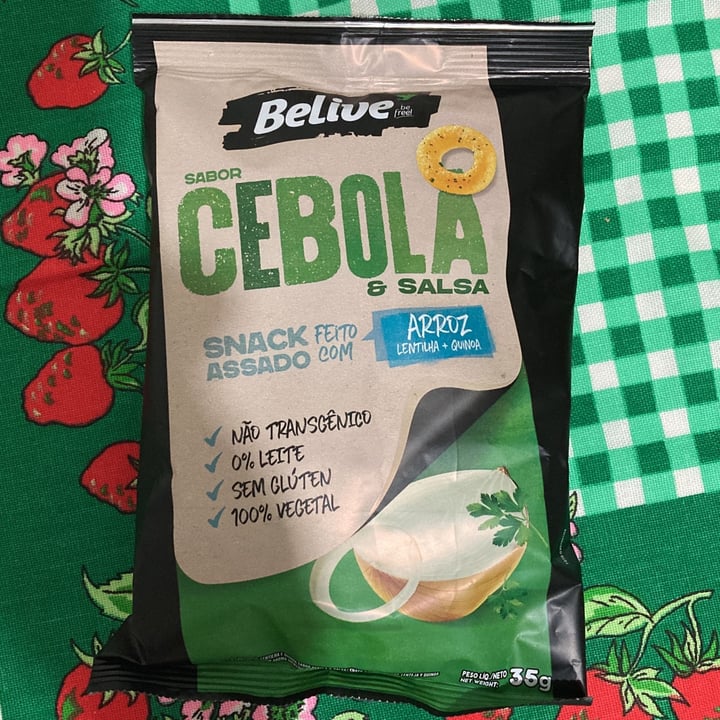 photo of Belive Salgadinho Belive Cebola e Salsa shared by @roselidagua on  17 Aug 2023 - review