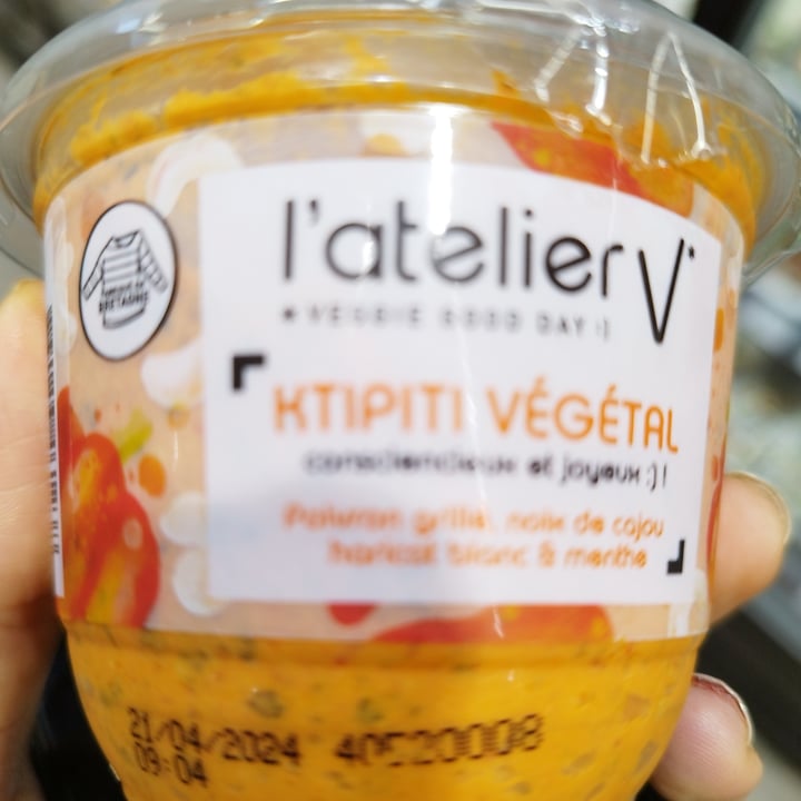 photo of L'Atelier V ktipiti vegetal shared by @sorinaparis on  25 Mar 2024 - review