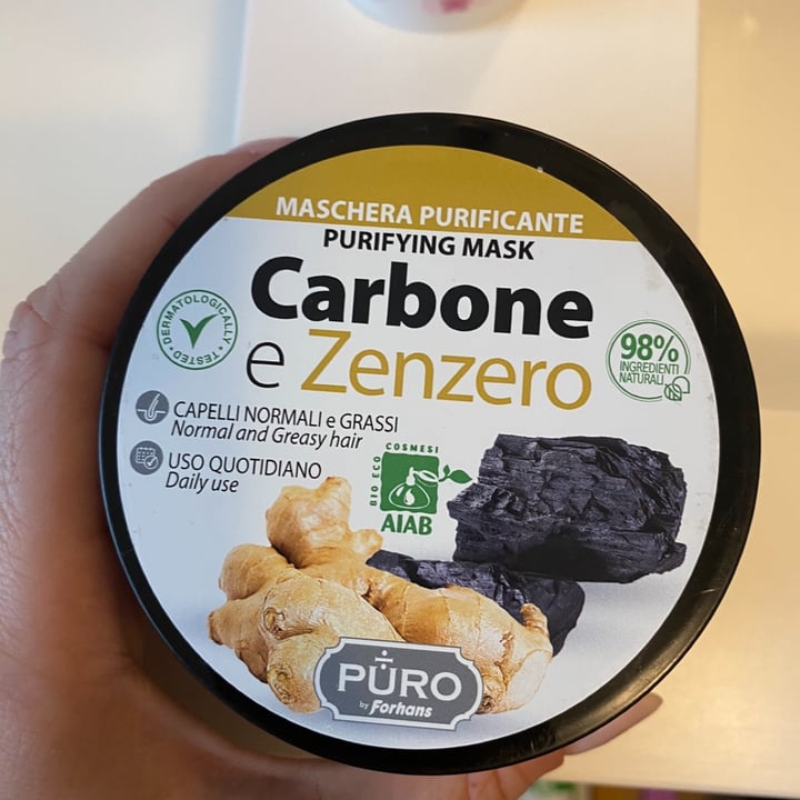photo of Puro forhans maschera Carbone E Zenzero shared by @ludotomasi on  26 Jun 2024 - review