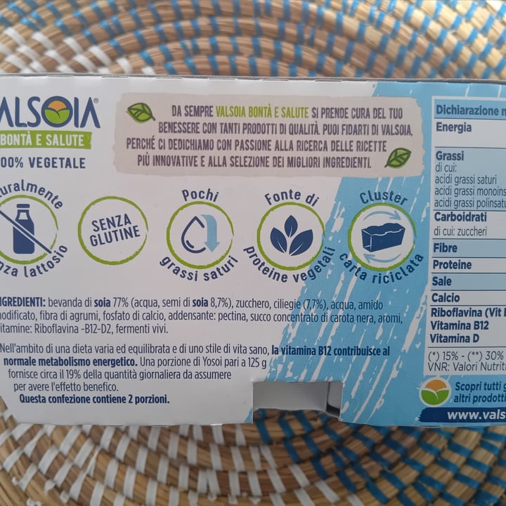 photo of Valsoia yogurt alla ciliegia shared by @claire66 on  23 Jun 2025 - review