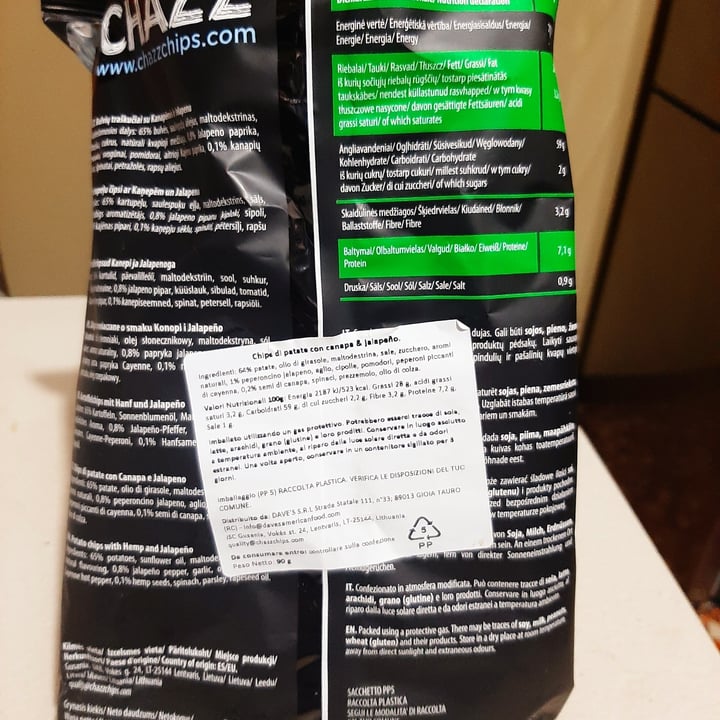 Kettle chips Chazz Cannabis Review abillion