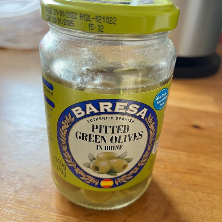 photo of Baresa Pitted Green Olives shared by @hypnicol on  15 Apr 2024 - review