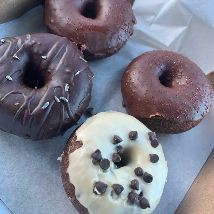 photo of Frickin Delights Donuts Java Chip donut shared by @vegoutvictoria on  31 Dec 2023 - review